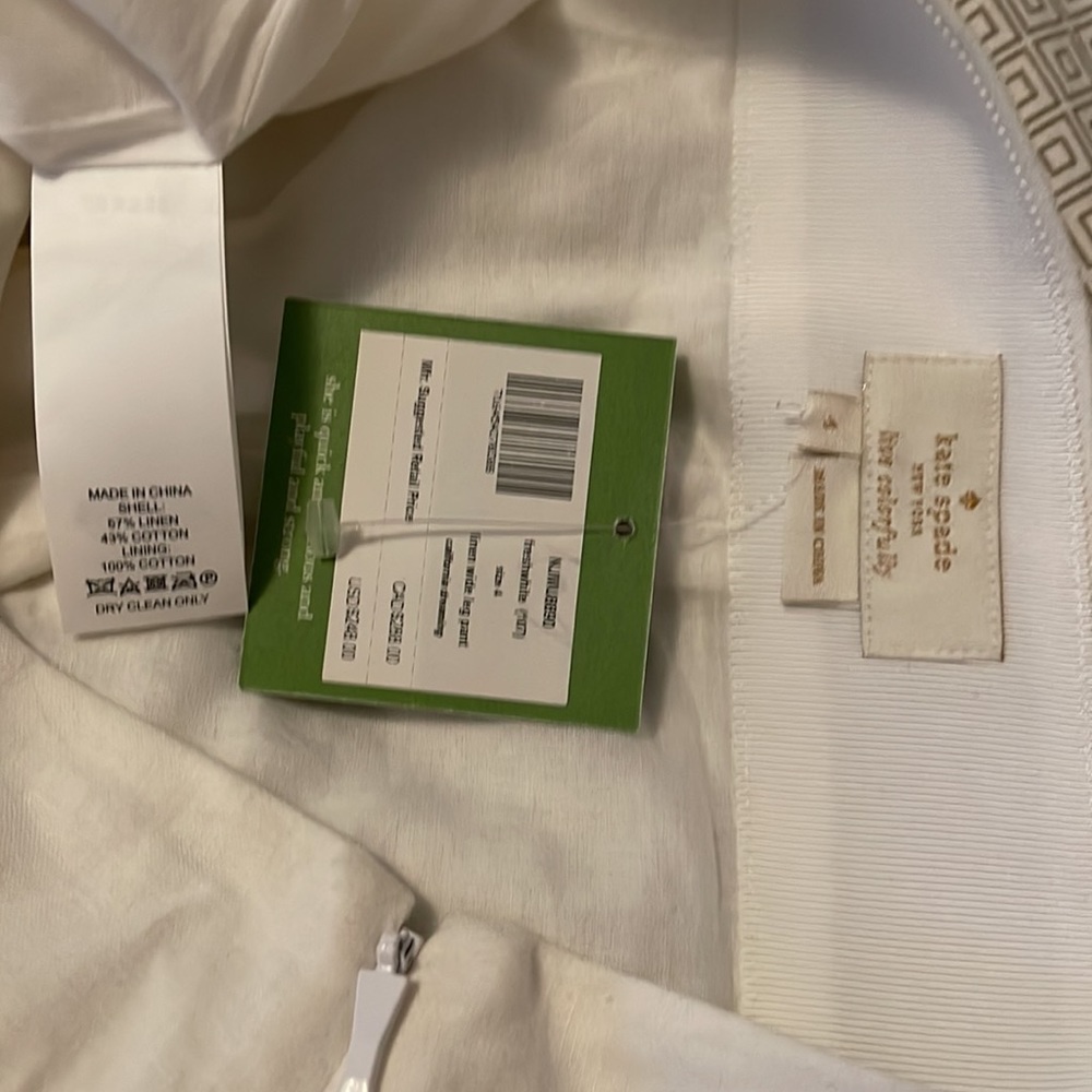 Kate Spade Linen Wide Leg Pant - Picture 3 of 3